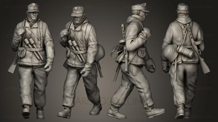 Military figurines (STKW_0060) 3D model for CNC machine